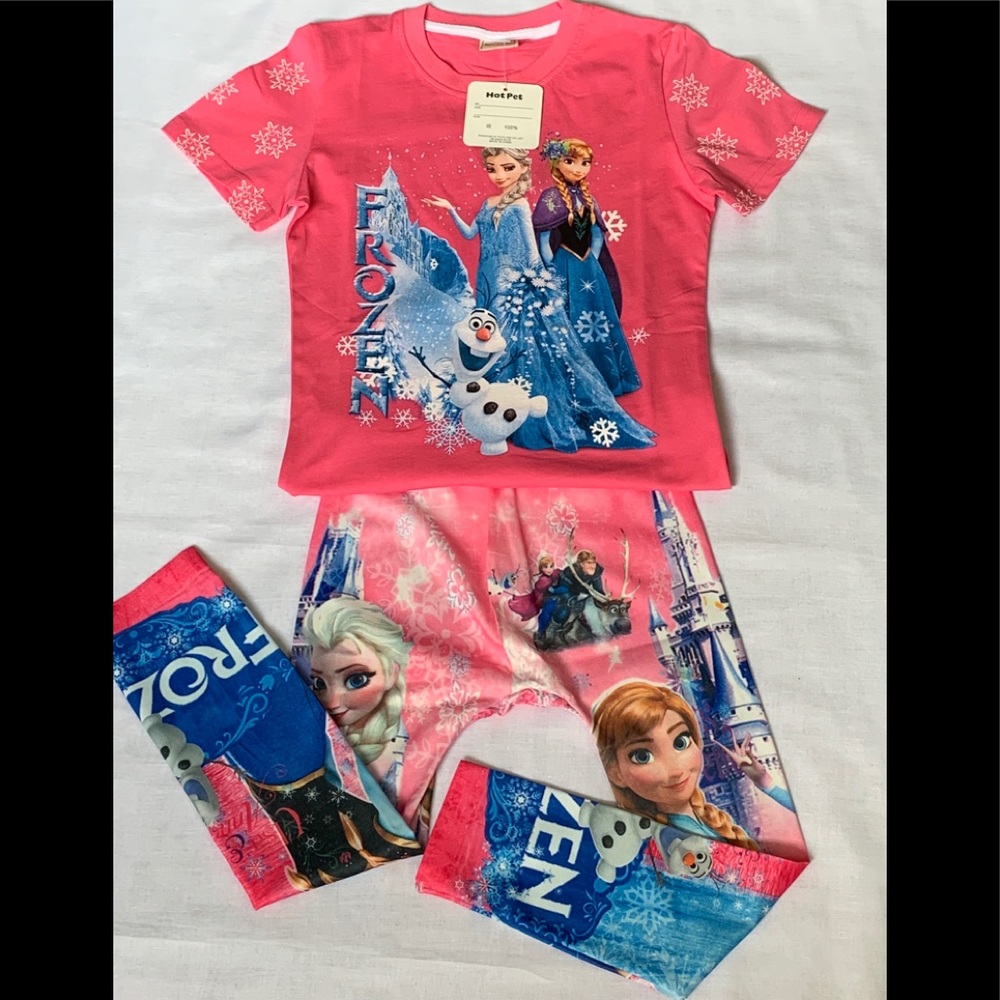 Girl’s top and lagging set